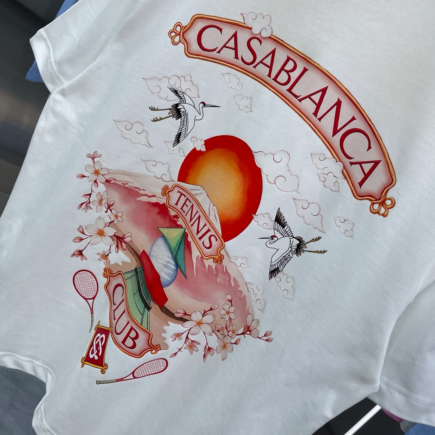 New Arrival Casablanca Classic Series T ～ ， ， 。 ， Classic ， In Stock ！ ：White Black Green Gray Light Green Blue Royal Blue Orange（8 ） Size：S M L XL XXL